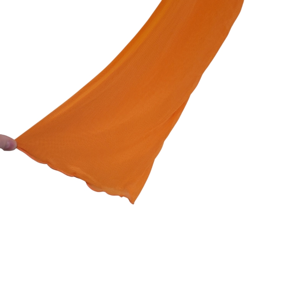 Dippin Daisies Hit the Highway Sheer Orange Tie Front Mesh Top | Beach Cover Up - Picture 4 of 8